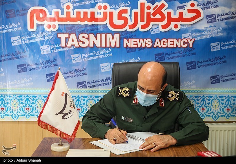 حضور فرمانده سپاه استان البرز در دفتر خبرگزاری تسنیم کرج