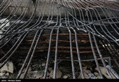 آتش سوزی در کارگاه قالیشویی در اصفهان