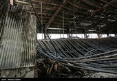 آتش سوزی در کارگاه قالیشویی در اصفهان