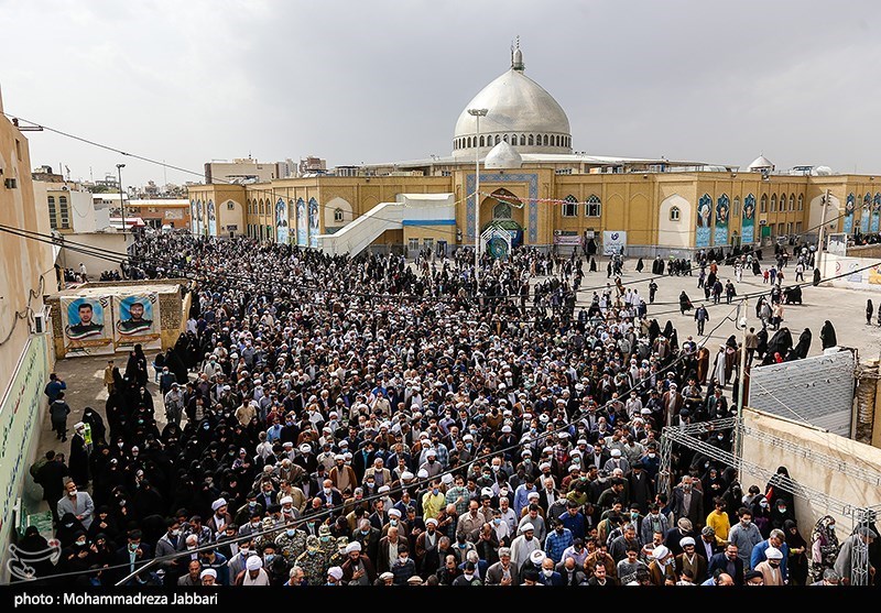 تشییع و تدفین پیکر شهید مدافع حرم احسان کربلایی پور