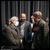  سردار اسماعیل قاآنی فرمانده سپاه قدس در اکران خصوصی فیلم موقعیت مهدی