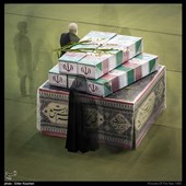  وداع با پیکر مطهر ۱۵۰ شهید گمنام دفاع مقدس 