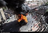  خیمه سوزان ظهر عاشورا - چهار راه گلوبندک تهران 