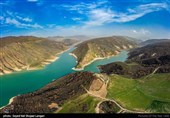 کم آبی سد شهید رجایی-ساری