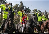 رژه یگان اسب سوار نیروی انتظامی 