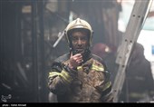  آتش‌سوزی در بازار تهران 