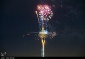 نورافشانی برج میلاد به مناسبت نیمه شعبان