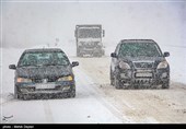 بارش برف در شهرستان اهر - آذربایجان شرقی
