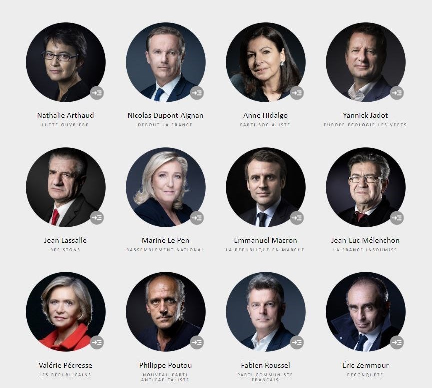 امانوئل ماکرون , مارین لوپن ,