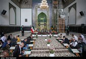 مراسم جز خوانی قرآن کریم در حرم مطهر امام رضا (ع)