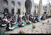 مراسم جز خوانی قرآن کریم در حرم مطهر امام رضا (ع)