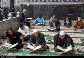 مراسم جز خوانی قرآن کریم در حرم مطهر امام رضا (ع)