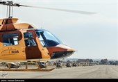 تمرین رژه بالگردی در رمپ پروازی مرکز تکاور نزاجا