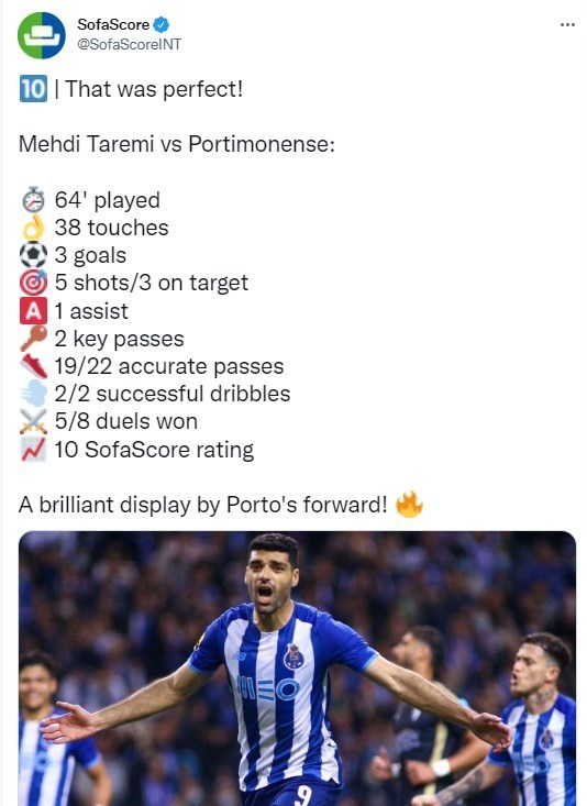 مهدی طارمی , تیم فوتبال پورتو پرتغال , 