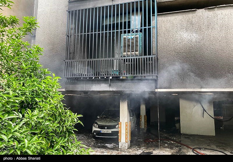 آتش سوزی خیابان بیستم