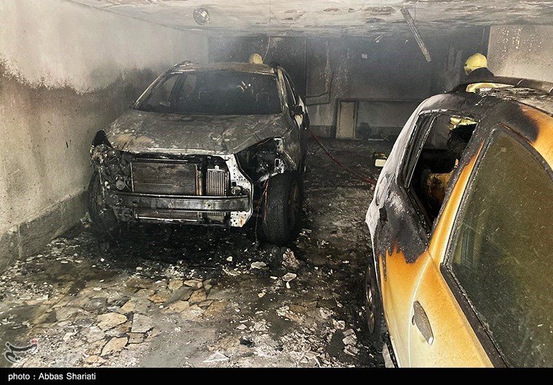 آتش سوزی خیابان بیستم