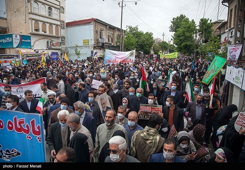 راهپیمایی روز قدس , استانداری کرمانشاه ,