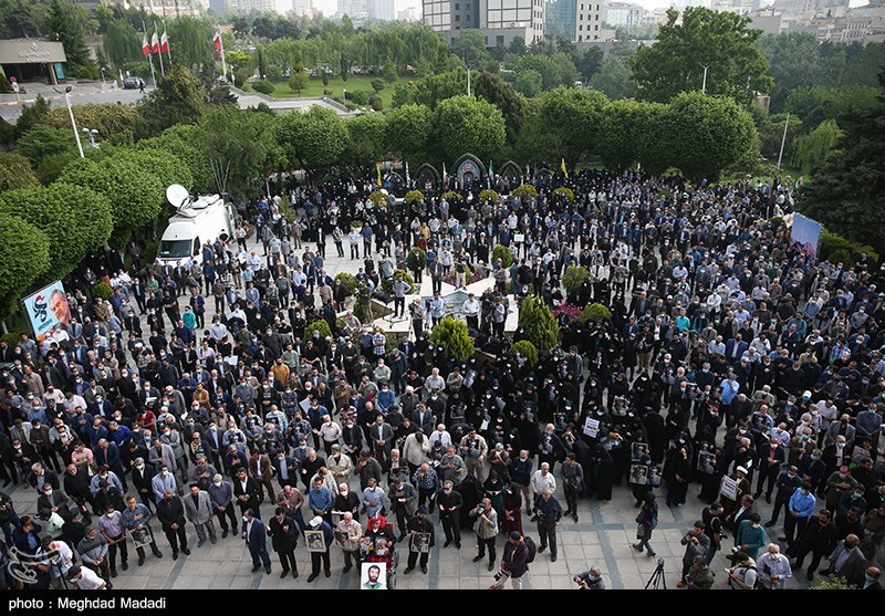 مراسم تشییع نادر طالب زاده