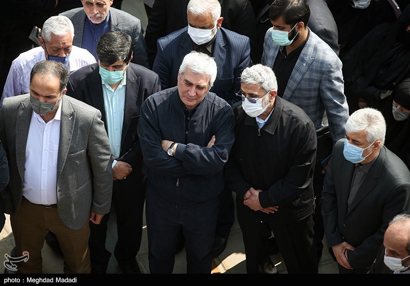 مراسم تشییع نادر طالب زاده