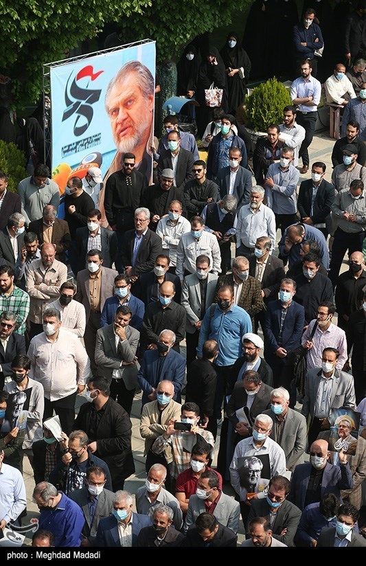 مراسم تشییع نادر طالب زاده