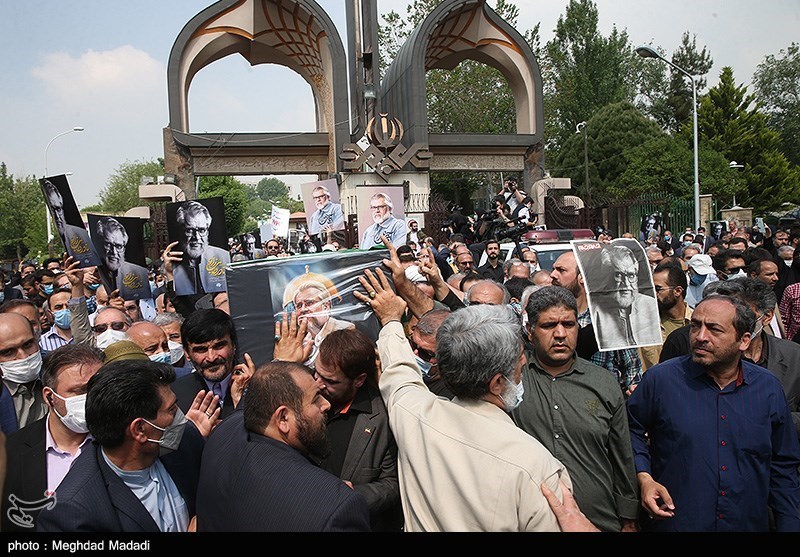 مراسم تشییع نادر طالب زاده