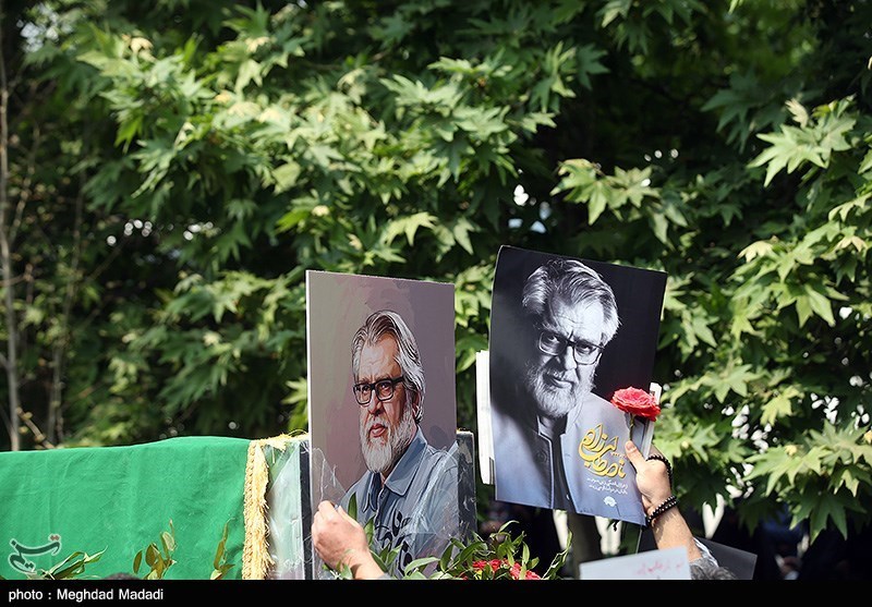 مراسم تشییع نادر طالب زاده