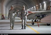 بازدید رییس ستاد کل نیروهای مسلح و فرمانده کل ارتش جمهوری اسلامی ایران از پایگاه پهپادی