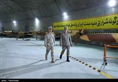 بازدید رییس ستاد کل نیروهای مسلح و فرمانده کل ارتش جمهوری اسلامی ایران از پایگاه پهپادی
