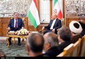 دیدار امامعلی رحمان رئیس جمهور تاجیکستان با محمد باقر قالیباف رئیس مجلس شورای اسلامی