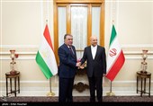 دیدار امامعلی رحمان رئیس جمهور تاجیکستان با محمد باقر قالیباف رئیس مجلس شورای اسلامی 