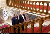 محمد باقر قالیباف رئیس مجلس شورای اسلامی و امامعلی رحمان رئیس جمهور تاجیکستان