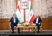 دیدار امامعلی رحمان رئیس جمهور تاجیکستان با محمد باقر قالیباف رئیس مجلس شورای اسلامی 