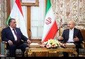 دیدار امامعلی رحمان رئیس جمهور تاجیکستان با محمد باقر قالیباف رئیس مجلس شورای اسلامی 