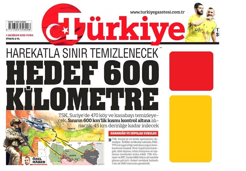 کشور ترکیه , آخرین تحولات سوریه , 