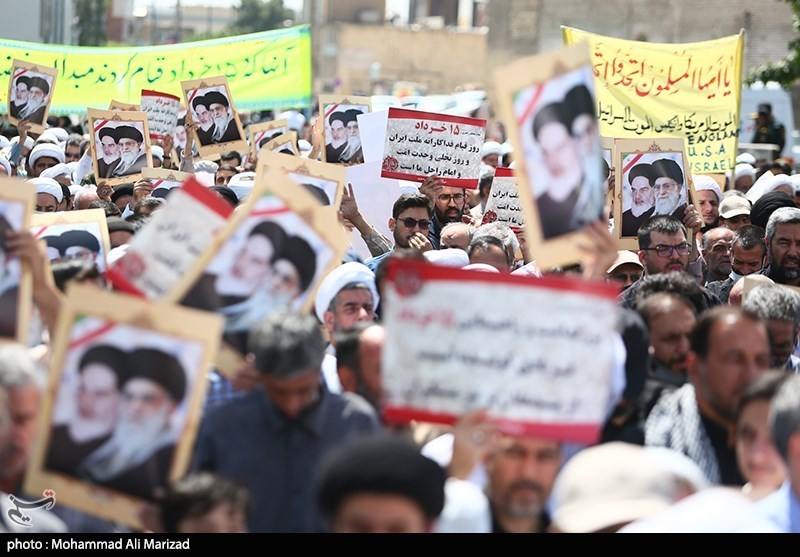راهپیمایی سالروز 15 خرداد در قم