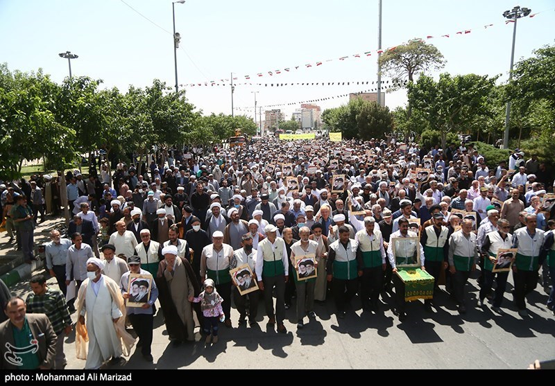 راهپیمایی سالروز 15 خرداد در قم
