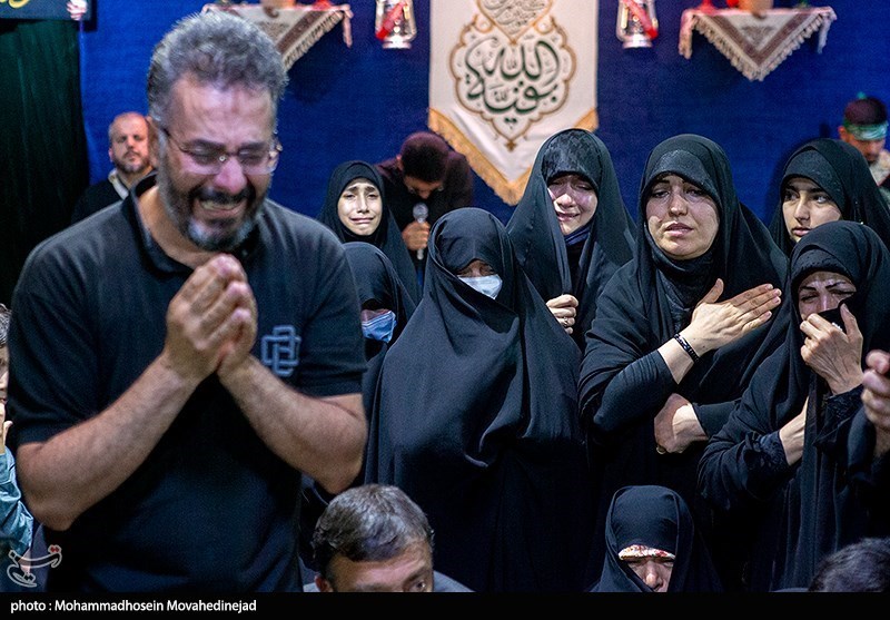 مراسم وداع با پیکر شهید مدافع حرم مصطفی مهدوی نژاد