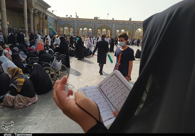 دعای عرفه , غبار روبی حرم حضرت عبدالعظیم حسنی (ع) , عبدالعظیم حسنی , 