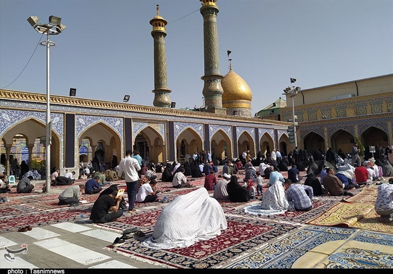 دعای عرفه , غبار روبی حرم حضرت عبدالعظیم حسنی (ع) , عبدالعظیم حسنی , 