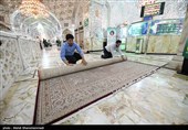 مراسم غبارروبی حرم مطهر حضرت عبدالعظیم حسنی (ع)