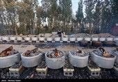 پخت و توزیع 150دیگ غذای نذری بمناسبت عیدغدیرخم- مبارکه اصفهان