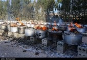 پخت و توزیع 150دیگ غذای نذری بمناسبت عیدغدیرخم- مبارکه اصفهان