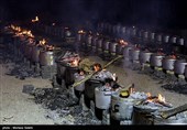پخت و توزیع 150دیگ غذای نذری بمناسبت عیدغدیرخم- مبارکه اصفهان