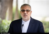 جواد اوجی وزیر نفت در حاشیه هیئت دولت