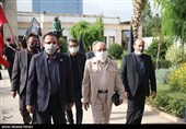 حضور مهدی چمران رئیس شورای اسلامی شهر تهران در آیین سیاه پوشان سلام بر محرم
