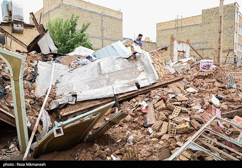 خسارات سیل در یزد