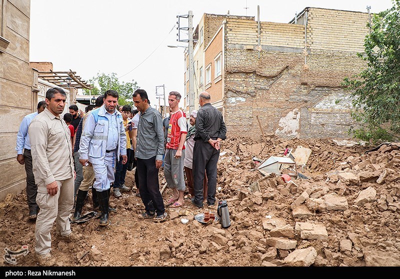 خسارات سیل در یزد