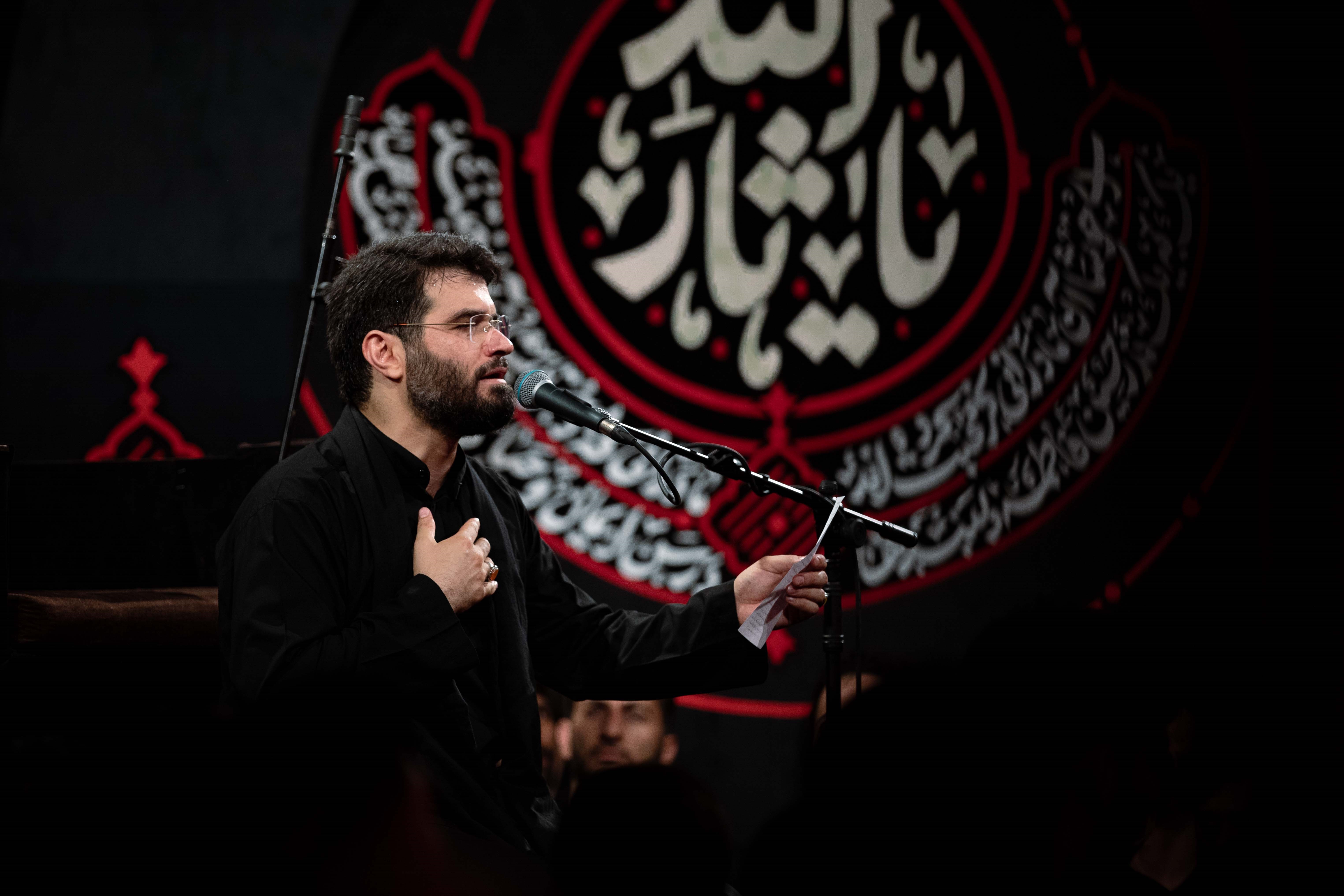 ماه محرم , حسینیه تسنیم , امام حسین (ع) , حجت الاسلام مسعود عالی , میثم مطیعی ,