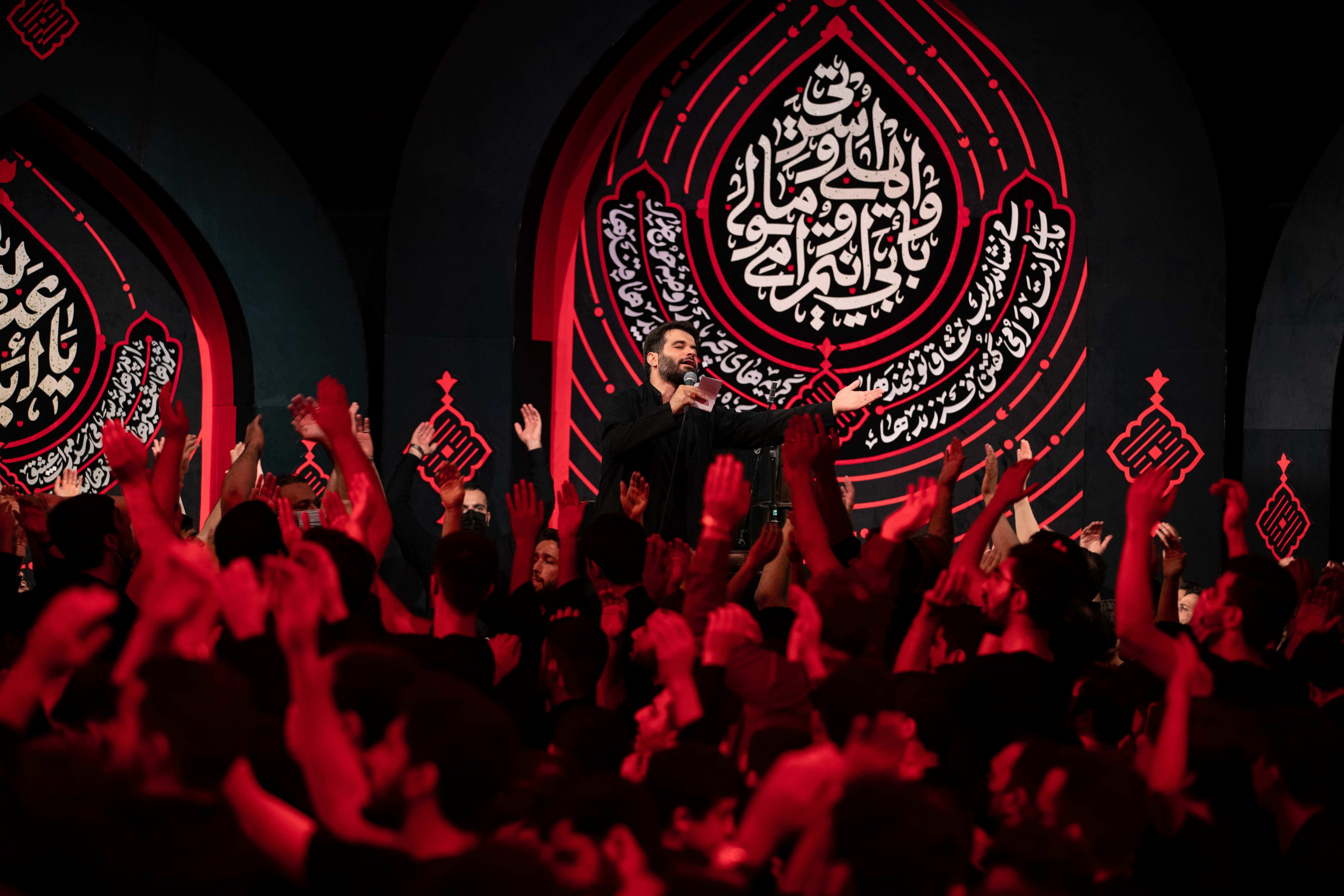 ماه محرم , حسینیه تسنیم , امام حسین (ع) , حجت الاسلام مسعود عالی , میثم مطیعی ,