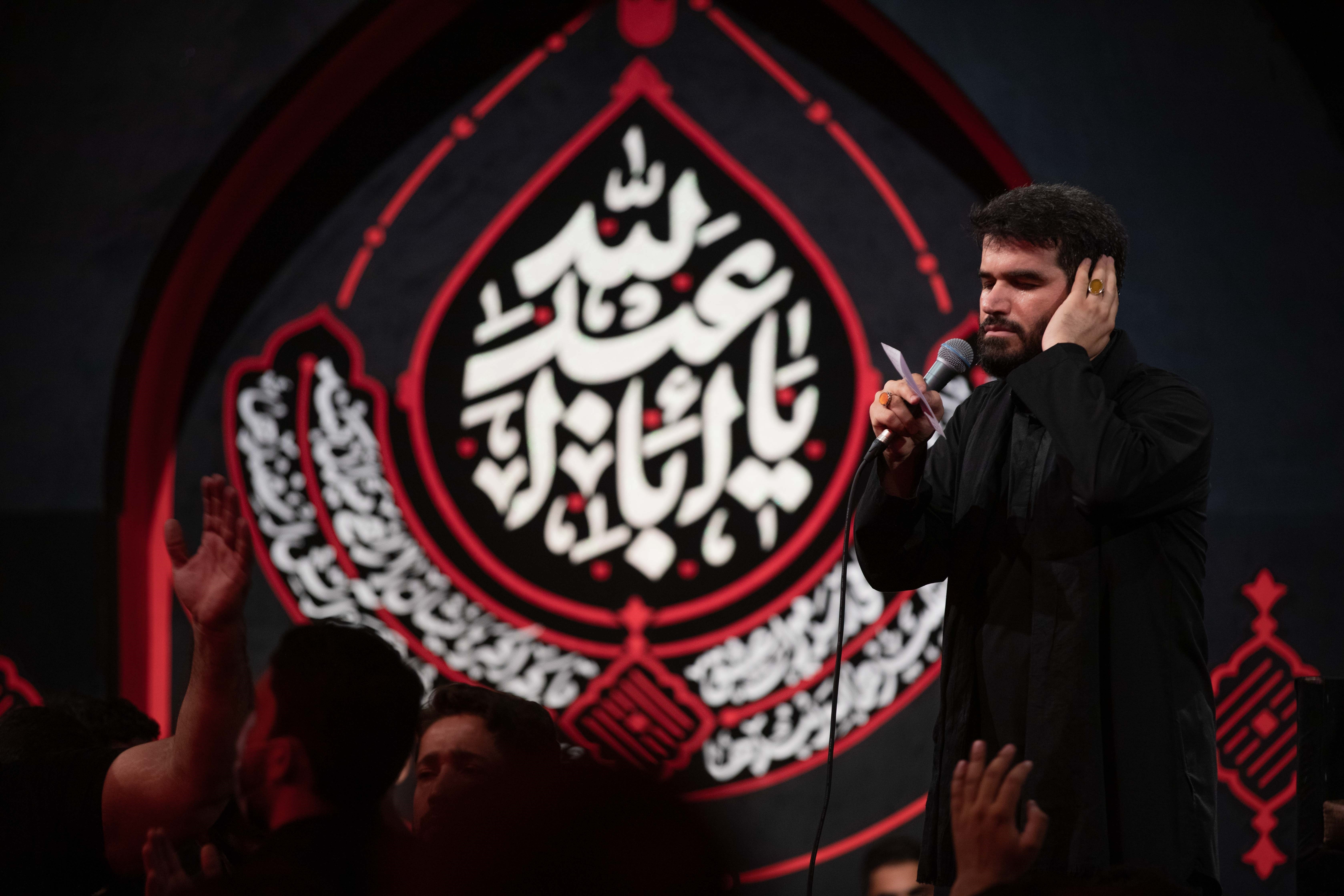 ماه محرم , حسینیه تسنیم , امام حسین (ع) , حجت الاسلام مسعود عالی , میثم مطیعی ,